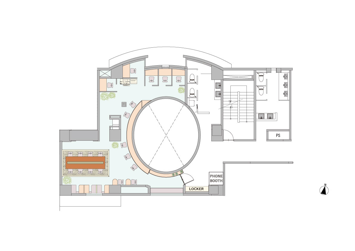 FREE DESK/BOOTH DESK map